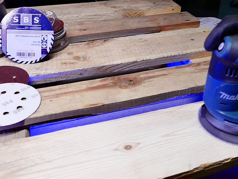 60 pieces | SBS® grinding wheels| Ø 125 mm | 8 hole | Grain size 10 x 40/60/80/120/180/240 each - eccentric sander