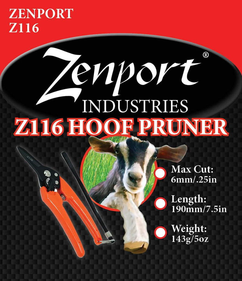 Zenport Z116 Hoof and Floral Trimming Shear with Twin-Blade, 7.5-Inch 1