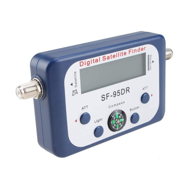 AGPtek Good For Campers Digital Satellite Signal Meter Finder Meter For Dish Network Directv FTA LCD Graphic Display Backlight Compass Buzzer Control LCD2