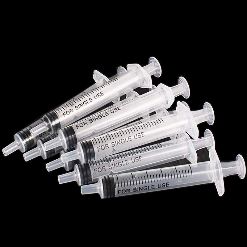 3ml 3cc Plastic Syringe with Measurement, Without Needle, 15 Pack Individual Sealed Wrapped for Refilling and Measuring Liquids, Scientific Labs, Feeding Pets or Little Animals