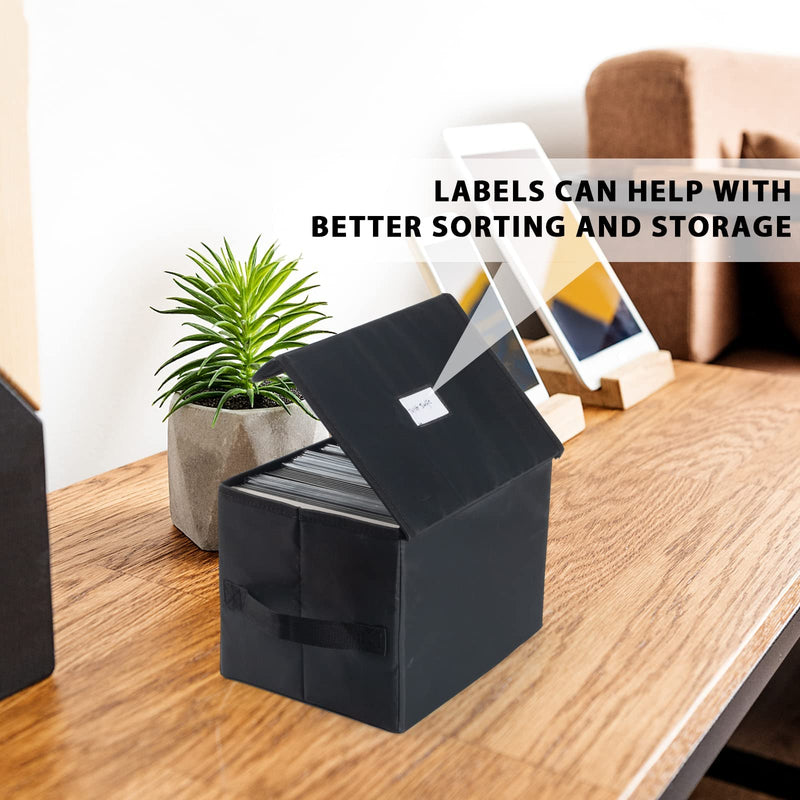 Vinyl Record Storage Box for 7-inch Records,Pack of 1 - 11x 7.4x 7.4 Inch LP record storage - Crate Holds up to 60 records- Black 7 inch