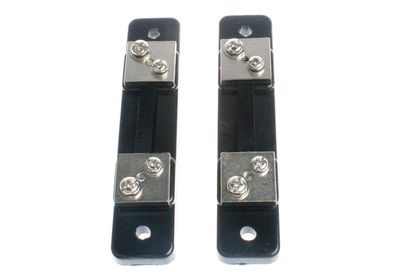 NOYITO 30A 75mV Metal Shunt Resistor External Shunt for Current Ammeter Analog Panel Meter (Pack of 2)
