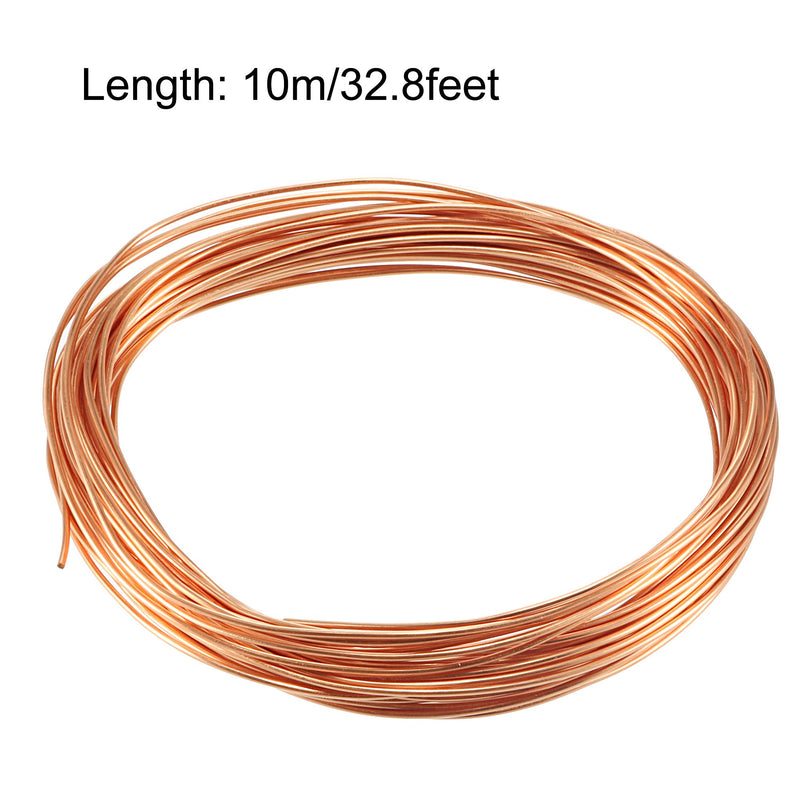 uxcell 1.0mm Dia Magnet Wire Enameled Copper Wire Winding Coil 32.8ft Length Widely Used for Transformers Inductors