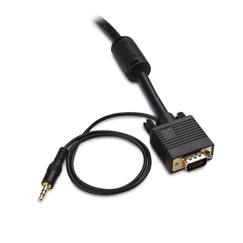 Cable Matters VGA Cable with Audio (SVGA Monitor Cable with 3.5mm Stereo Audio) 15 Feet