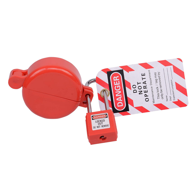 Valve Lockout Gas Cylinder Lockout, Fits Size 1'' to 2-1/2"