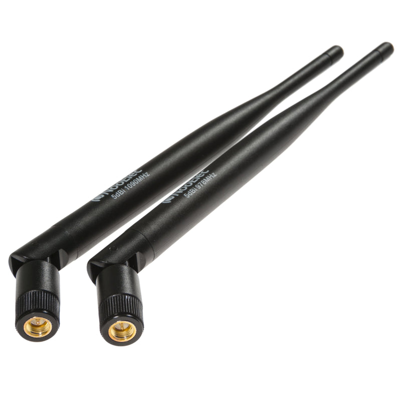 NooElec ADS-B Discovery 5dBi (High Gain) Antenna Bundle - 1090MHz & 978MHz Antenna Bundle for SMA and MCX-Connected Software Defined Radios (SDRs)