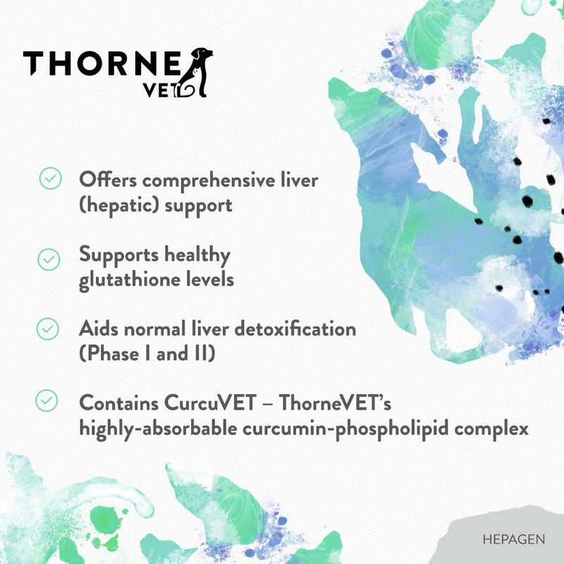 ThorneVet Hepagen Powder, 90 Scoops