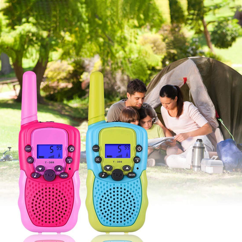 Selieve Toys for 3-12 Year Old Boys Girls, Walkie Talkies for Kids 22 Channels 2 Way Radio Toy with Backlit LCD Flashlight, 3 Miles Range for Outside, Camping, Hiking Blue
