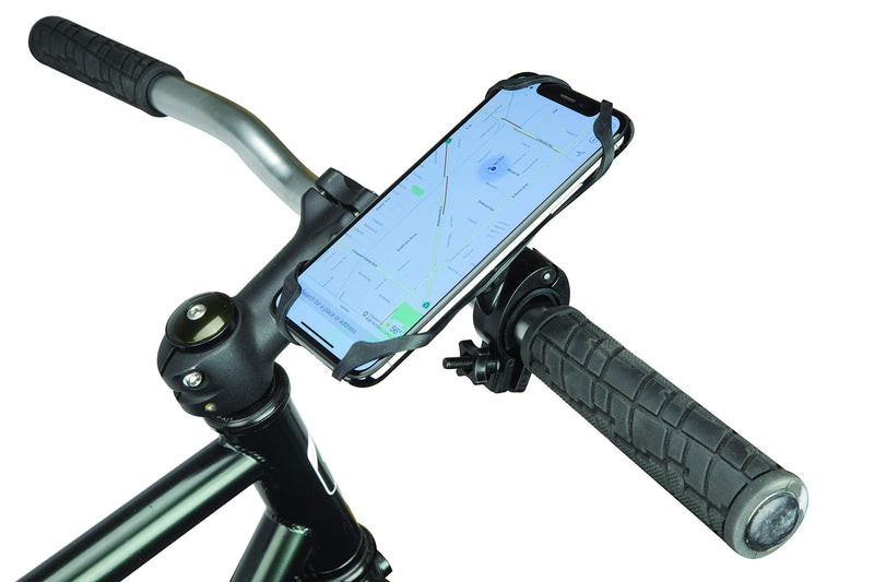 SCOSCHE MBM3SM-RP Handlebar Bike Phone Mount with Integrated MagicMount, Protective Safety Bands and Adjustable Clamp for Mobile Devices Magnetic Mount