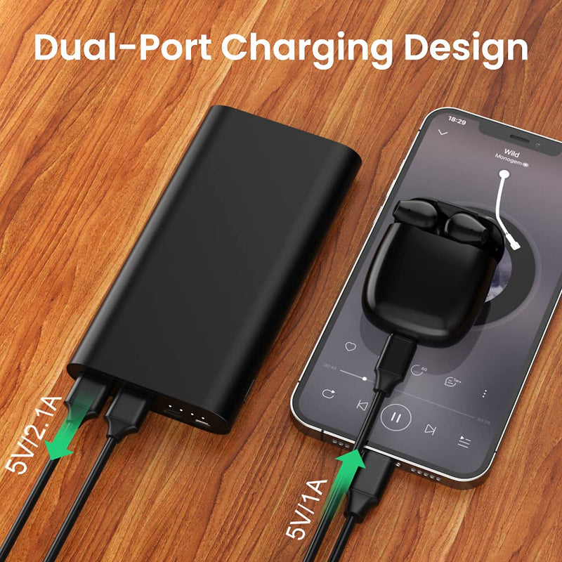 Portable Charger Power Bank 26800mAh,Ultra-High Capacity Fast Phone Charging with Newest Intelligent Controlling IC,High-Capacity External Battery Pack Compatible with iPhone Samsung LG iPad etc Black