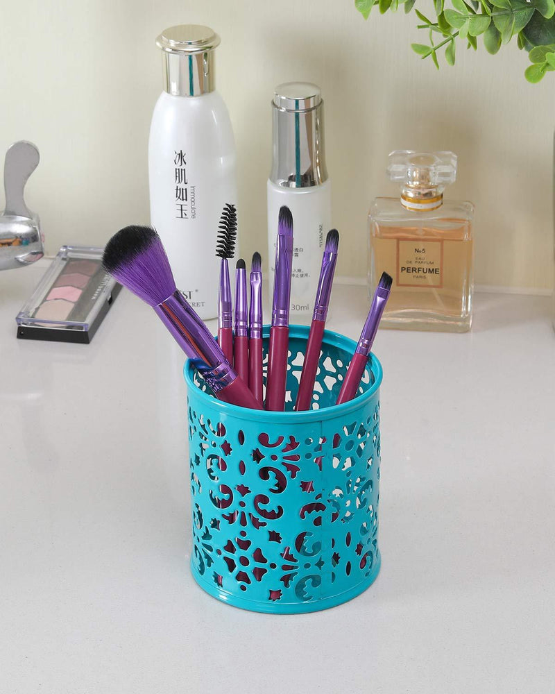 EasyPAG 2 Pack Pen Holder Mesh Pencil Holder for Desk Office Pen Organizer,Dark Teal Dark Teal