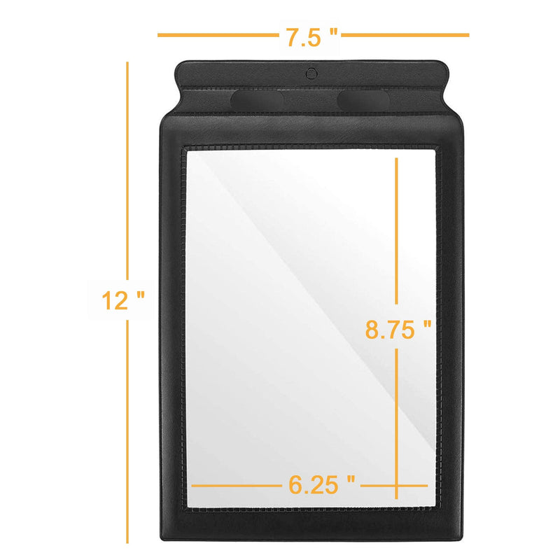 MagDepo Magnifying Sheet Flat Full Page Reading Magnifier with 1 Pencil and 1 Card Magnifier, Perfect Reading Aid for Elderly and People with Low Vision with card magnifier& pencil