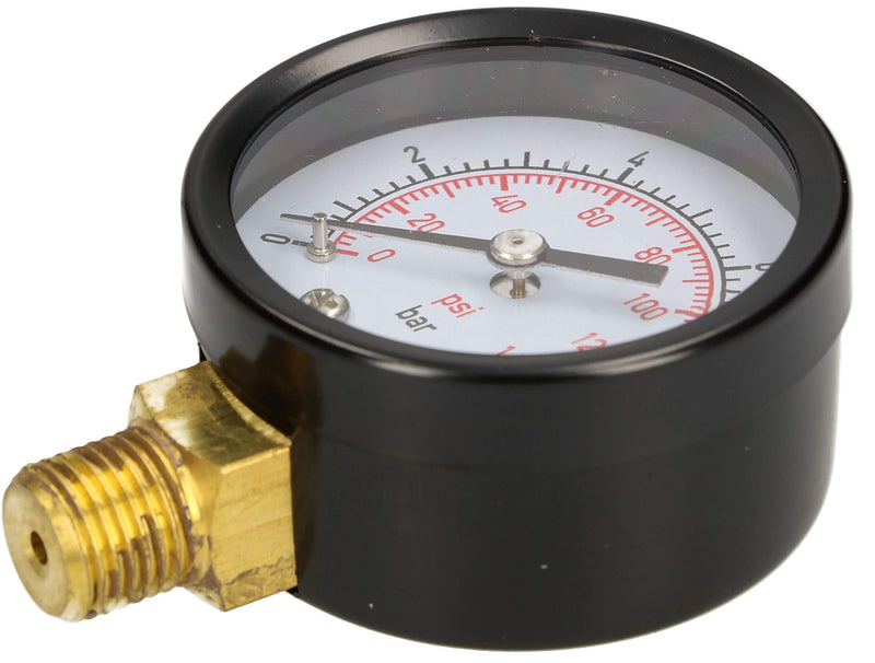 KOTARBAU® 0-10 bar pressure gauge side connection thread 1/4" diameter 52mm pressure gauge pressure gauge liquid and gas pressure gauge