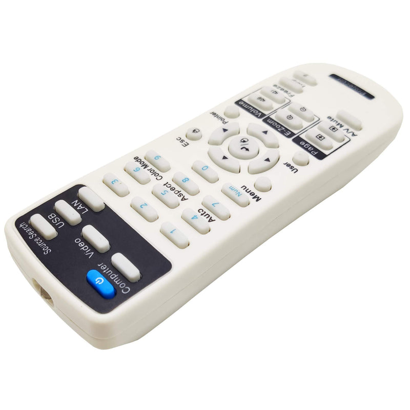 INTECHING 1566090 Projector Remote Control for Epson EB-1980WU, EB-1985WU, PowerLite 1751/ 1761W/ 1771W/ 1776W/ 1930/1935/ 1940W/ 1945W/ 1950/1955/ 1960/1965/ 1975W/ 1980WU/ 1985WU, Pro Cinema 1985