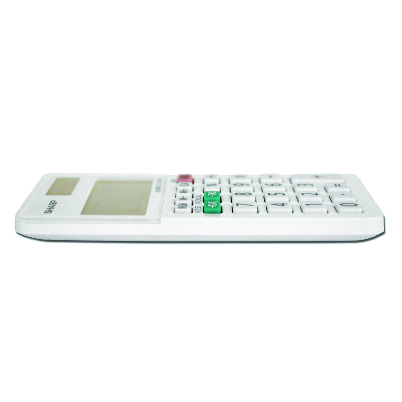 Sharp EL-244WB Business Calculator, White 2.125, 2.38 x 4.06 x 0.31 inches