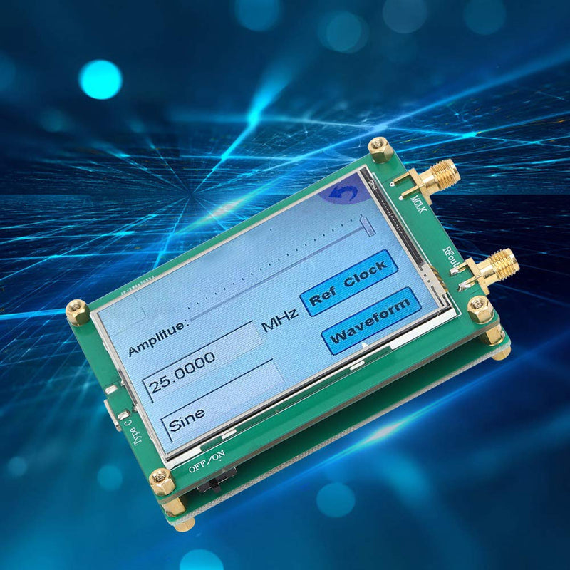 Signal Generator, AD9833 TFT Full Touch Screen Signal Generator DDS Source Dot Frequency for Sine/Triangle/Square Wave, for Proximity, Motion and Defect Detection