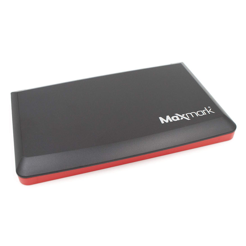 MaxMark Large Premium RED Ink Stamp Pad - 3.5" x 6.25" - Quality Felt Pad