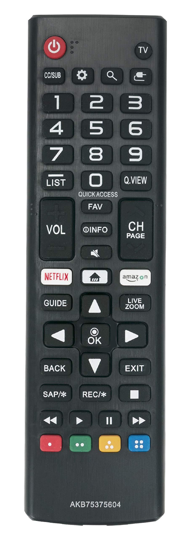 VINABTY Replaced Remote fit for LG Smart 4K UDH TV OLED55c8AUA OLED55c8PUA OLED55E8PUA 65SK9500PUA 55SK9500PUA 65SK9550PUA 65SK9000PUA 55SK9000PUA 65SK8550PUA 55SK8550PUA 75SK8070PUA AKB75375604