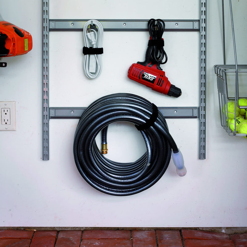 VELCRO Brand VEL-30794-AMS Elastic Cinch Straps with Buckle | 6pc Variety Pack 8"-15"-30"| Stretchable to Snugly Fasten Power Cords, Lumber, Bicycles, Sleeping Bags, Outdoor Umbrellas, More | Black 6PK Variety 8"-15"-30"