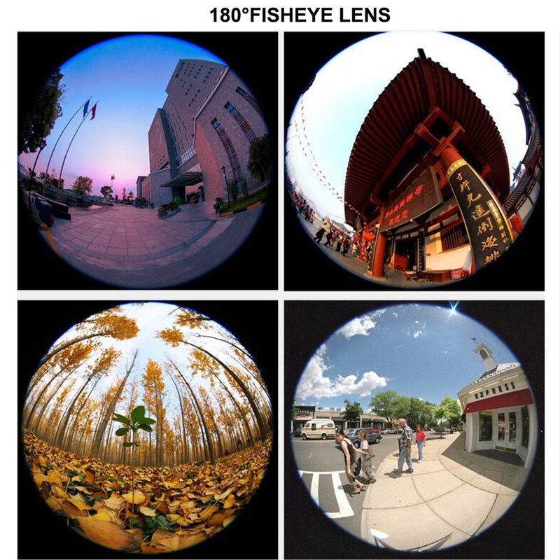 180Â° fisheye Lens,for iPhone,Samsung,Pixel,BlackBerry etc,with Clip,Cell Phone Lens,anamorphic Lens,Funny Pictures