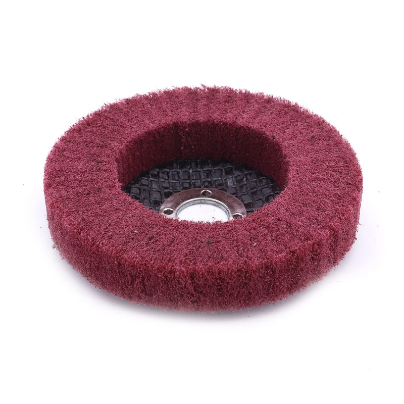 Yuhtech 10 pieces 4 inch 100 mm polishing disc polishing wheel for stainless steel angle grinder