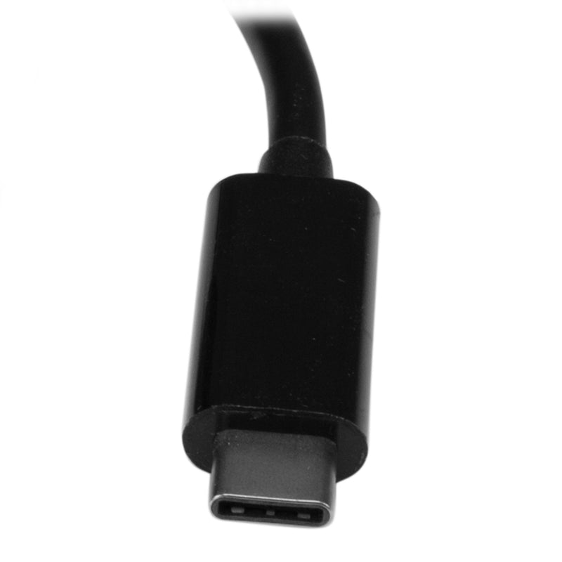 StarTech.com 3 Port USB-C Hub with Gigabit Ethernet & 60W Power Delivery Passthrough Laptop Charging - USB-C to 3x USB-A (USB 3.0 SuperSpeed 5Gbps) - USB 3.1/3.2 Gen 1 Type-C Adapter Hub (HB30C3AGEPD) Black w/ 4 Port Hub and Power Delivery
