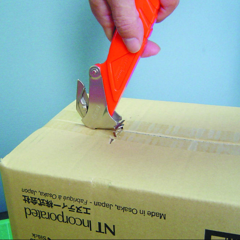 NT Cutter Safety Carton Opener with Staple Remover, 1 Opener (R-1200P)