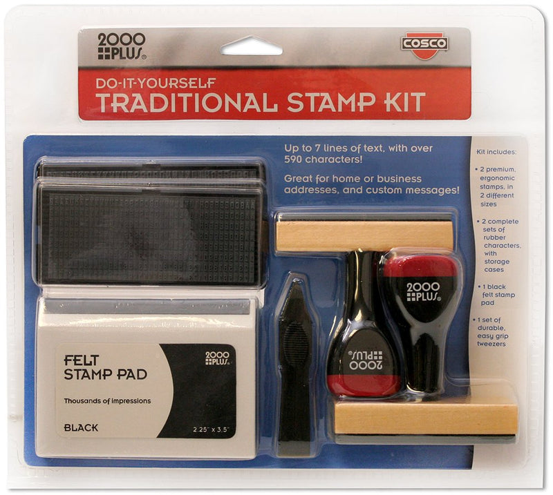 2000 PLUS Custom Stamp Kit 2-Line and 7-Line Stamps (030968)