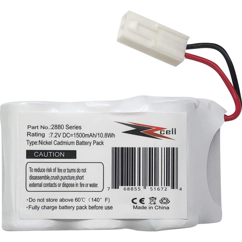 ZZcell Battery Compatible for Bissell 2880 Series Perfect Sweep Turbo Cordless Carpet & Floor Sweeper Vacuum Models 2880, 2880A, 2880B, 2880C, 2880D, 2880K, 2880Q, 2880T, 2880W, 28801, 28802, 28806