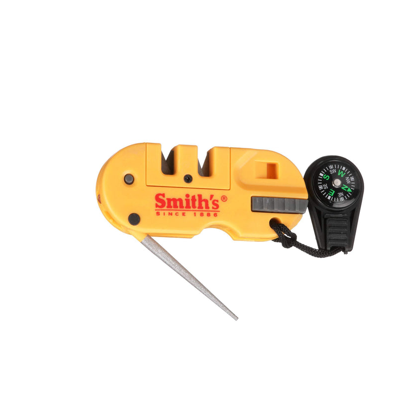 Smith's - S-50364 50364 Pocket Pal X2 Sharpener & Outdoors Tool Yellow