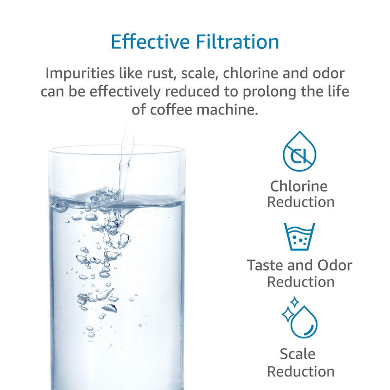 AQUACREST Intenza+ TÜV SÜD Certified Coffee Water Filter, Compatible with Brita Intenza+, Philips, Saeco, CA6702/00, Intenza Coffee Filter, Gaggia Mavea Intenza (Pack of 2)