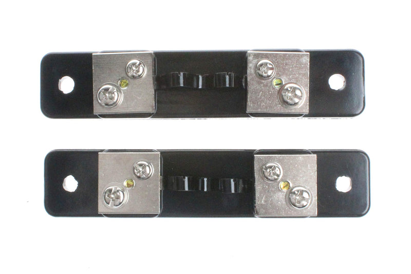 NOYITO 20A 75mV Metal Shunt Resistor External Shunt for Current Ammeter Analog Panel Meter (Pack of 2)
