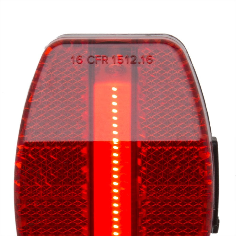 Planet Bike Grateful Red USB Bike Tail Light, Red/Black , 4.5 x 2.25 x 2.75 inches