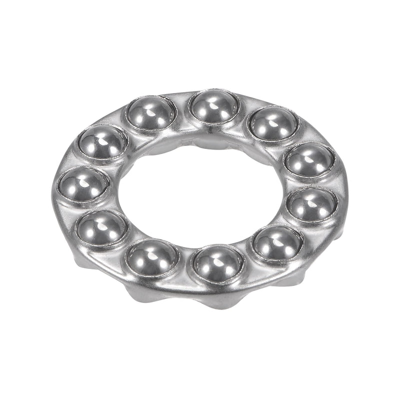 uxcell S51204 Thrust Ball Bearing 20mm Bore 40mm OD 14mm Thick Stainless Steel with Washers 20x40x14mm