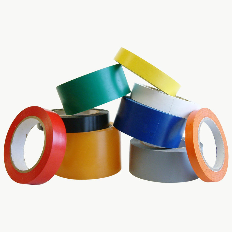 JVCC V-36 Colored Vinyl Tape: 3/8 in. x 36 yds. (Black) 3/8 in. x 36 yds. (9mm x 33m) Black