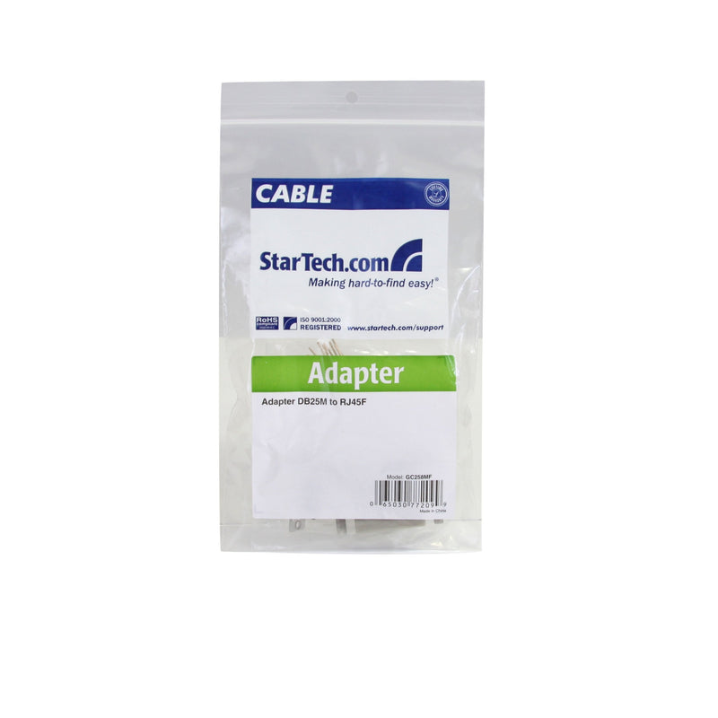 StarTech.com DB25 to RJ45 Modular Adapter - M/F - Serial adapter - DB-25 (M) to RJ-45 (F) (GC258MF)
