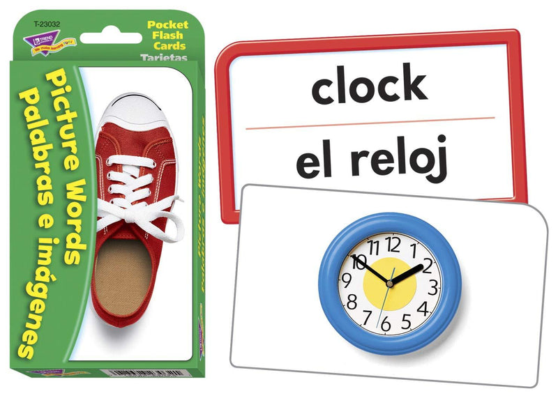 Picture Words Palabras e imágenes Pocket Flash Cards