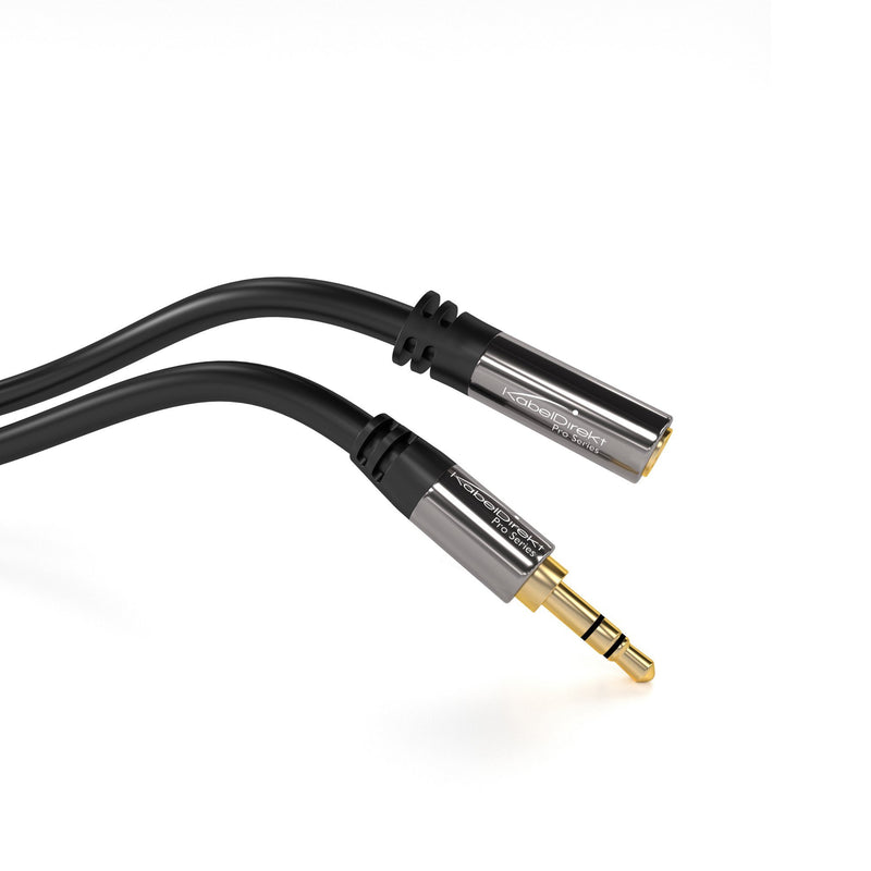 KabelDirekt â€“ (6 feet 3.5mm Male to 3.5mm Female Stereo Audio Extension Cable â€“ Pro Series 6 feet