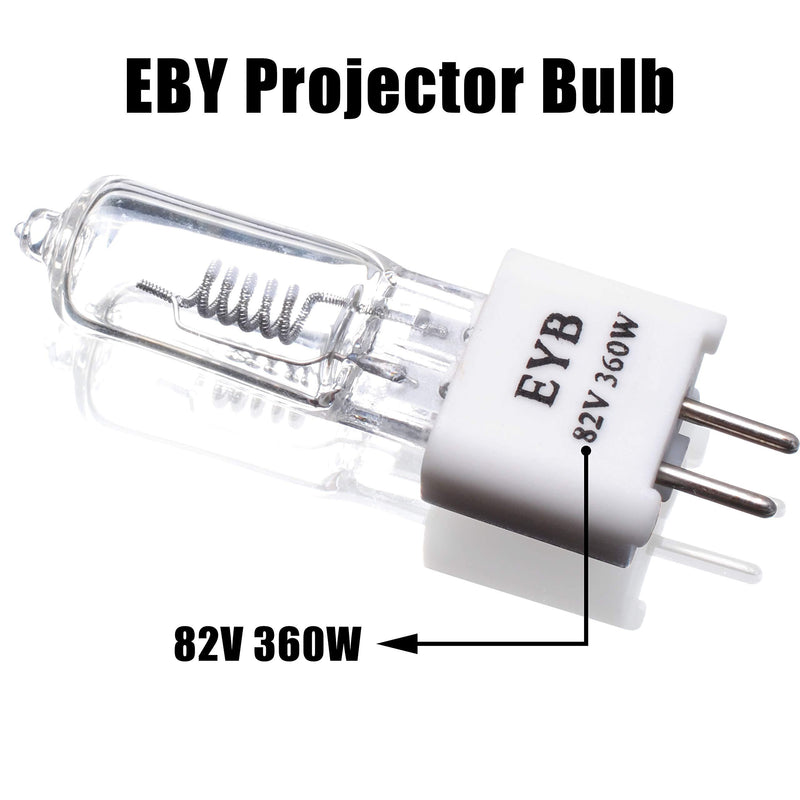EYB 82V 360W Projector Bulb 4 Pack by Wadoy RSE-57 Compatible with Apollo 15000 15002 15009 A1004 A1005 AL1004 AL1005 Overhead Projector Bi-Pin Based Stage & T3.5 Bulb