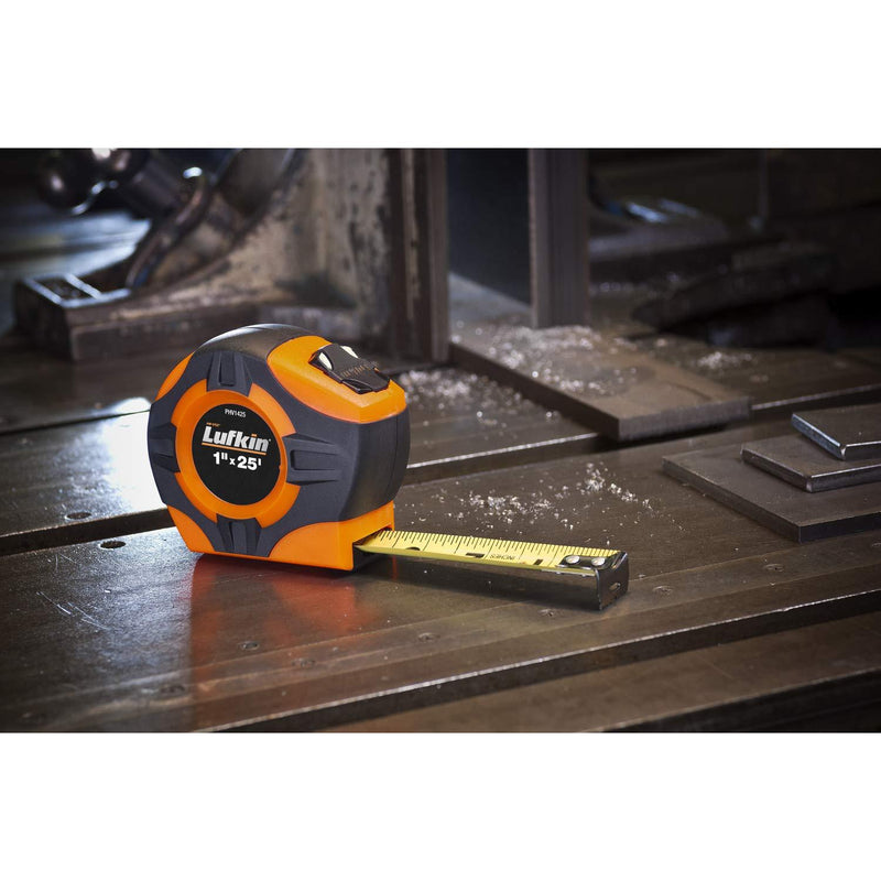 Crescent Lufkin PHV1316N 3/4" x 16' P1000 Series Hi-Viz Orange Yellow Clad A2 Blade Power Return Tape Measure 3/4" x 16'