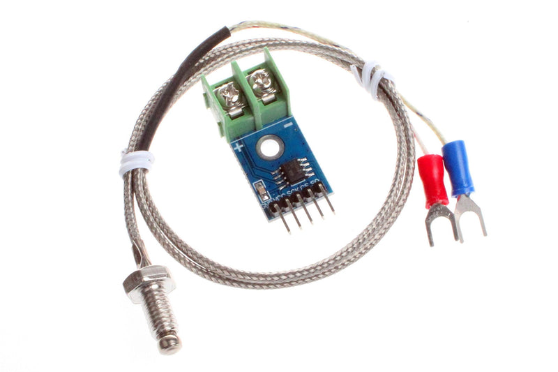 NOYITO MAX6675 Module K-Type Thermocouple Temperature Sensor Thermocouple Sensor Set M6 Screw Test Temperature Range 0℃-1024℃ 3.3-5V