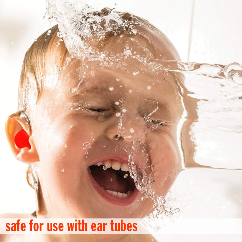 Mack's Soft Moldable Silicone Putty Ear Plugs - Kids Size, 6 Pair - Comfortable Small Earplugs for Swimming, Bathing, Travel, Loud Events and Flying