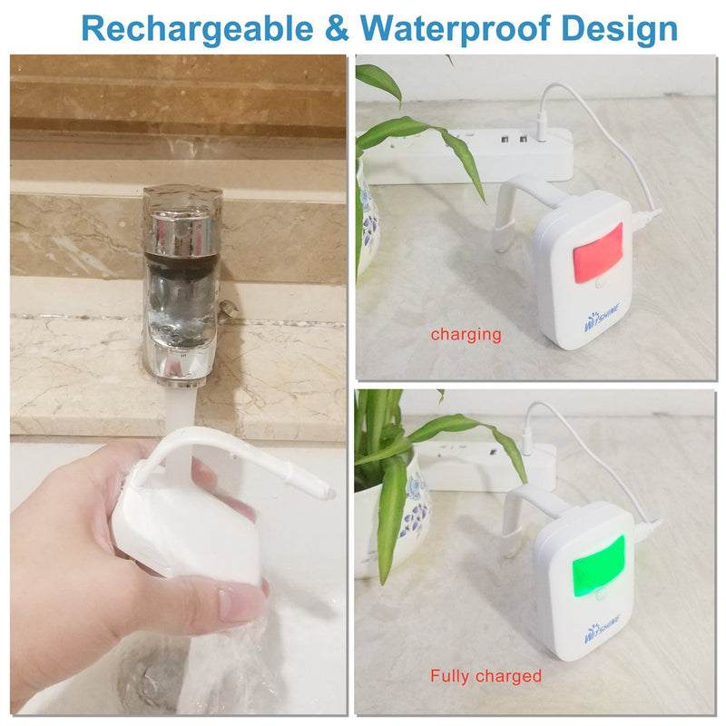 Rechargeable Toilet Bowl Night Light,16-Color Led Motion Sensor Nightlight, Cool Fun Unique Gadget Funny Birthday Gag Gift Idea for Husband Men Dad Mom Him Kids Mother Father Day (3 Pack) 3 Pack