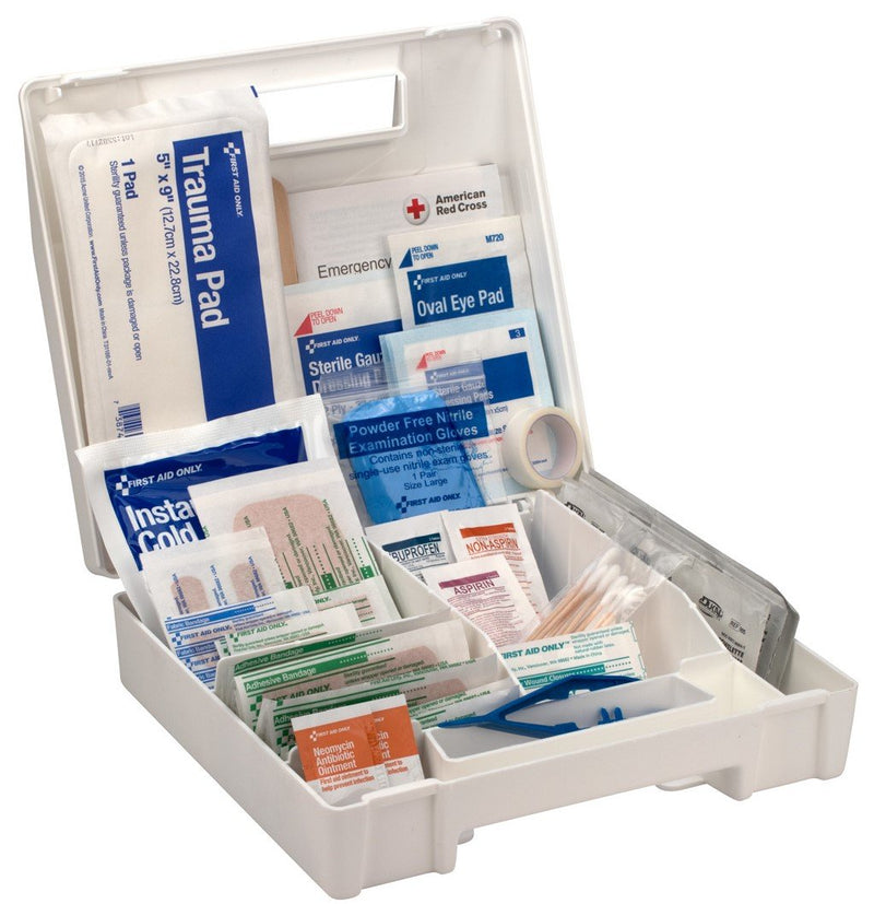 First Aid Only First Aid Kit FAO-132 Plastic Case 131 Piece