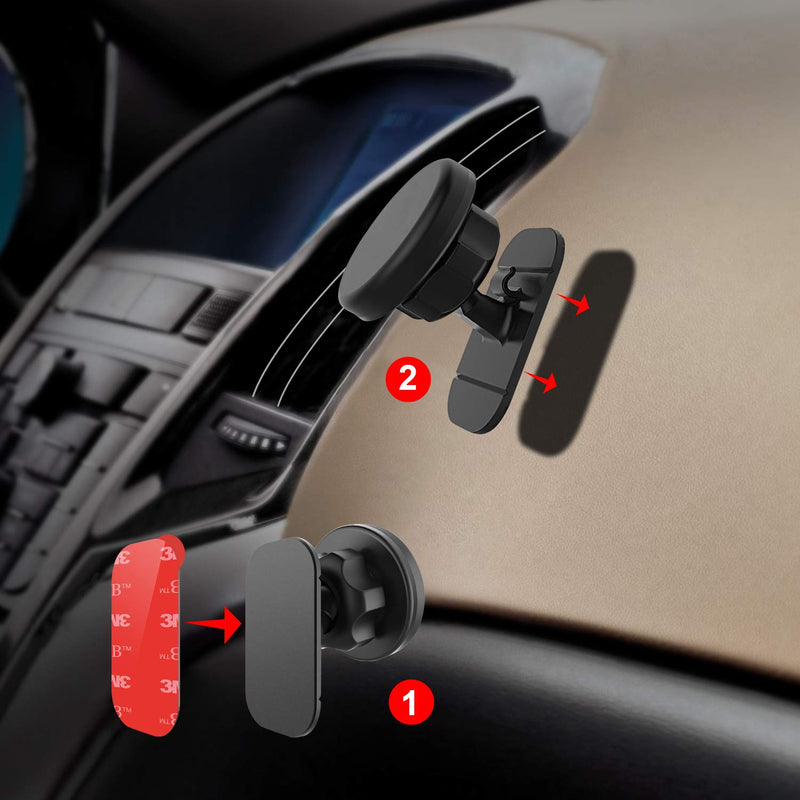 3M Vhb Sticky Adhesive Pads Replacement Mounting Tape 4 Pcs, APPS2Car Dashboard Sticker Pads for Magnetic Phone Car Mount,CarÂ MountÂ Adhesive,Double Sided 3M Adhesive Pads,Car Mount Sticker Tapes