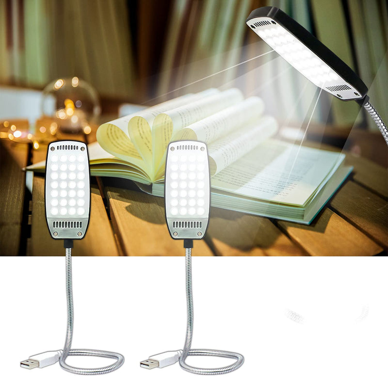 V Telesky 2Pack USB Reading Light,Protable Night Light with 360°Flexible Gooseneck for Laptop PC Computer,28 LEDs 2pcs 28-usb Led Light