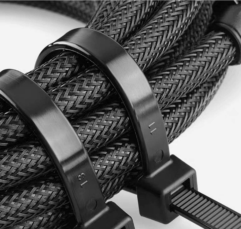 Long Zip ties Heavy duty 20 inch Black Cable ties wraps 60 pieces pack Industrial quality Large Plastic ties 20" Black (60 Pack)
