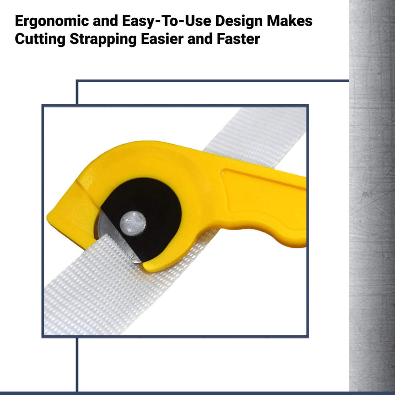 IDL Packaging H-75 Strapping Cutter for Woven Cord Strapping of All Strap Sizes and Thicknesses – Durable and Reliable Tool with Ergonomic Handles – Strap/Band Cutter for Strapping