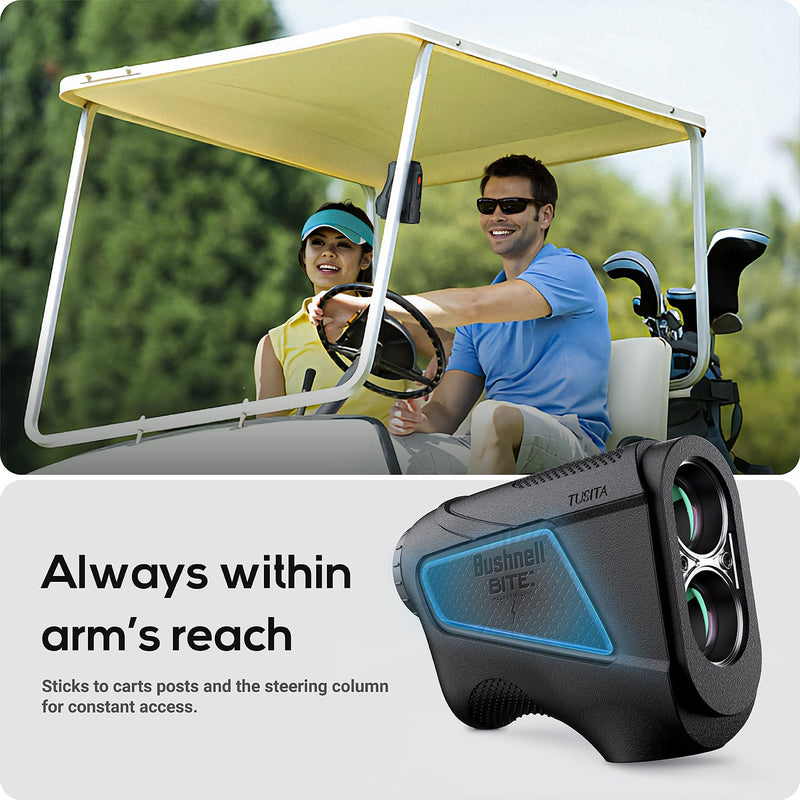 TUSITA Silicone Case Compatible with Bushnell Tour V6 - Black