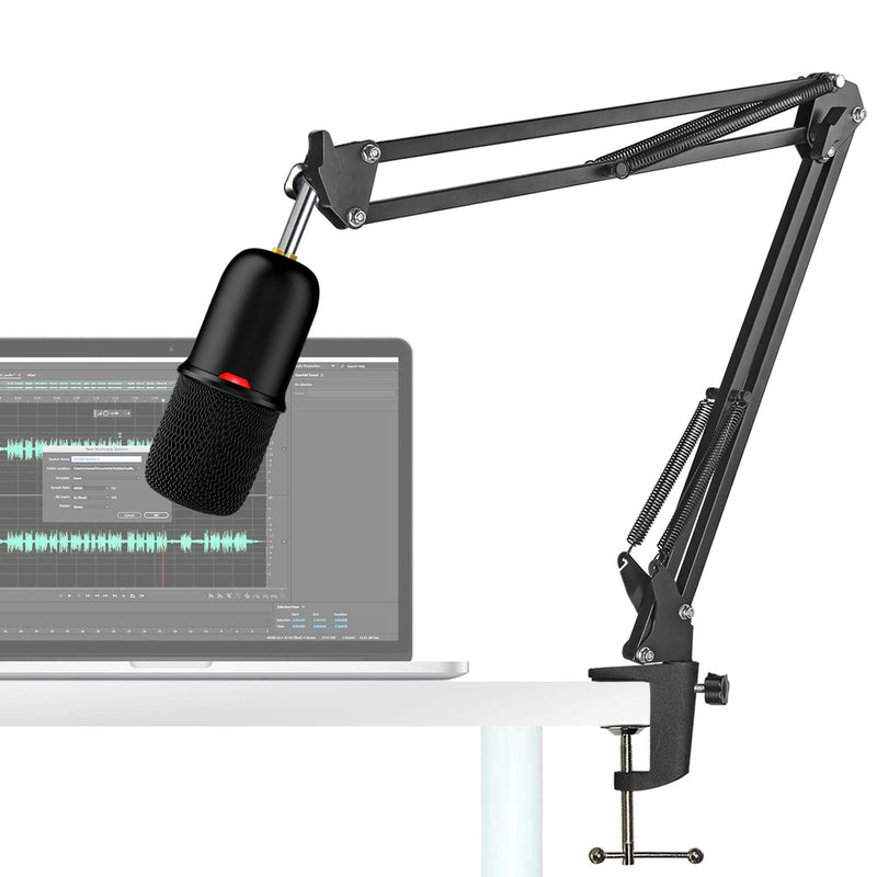 HyperX SoloCast Boom Arm Stand - Professional Adjustable Scissor Mic Stand Compatible with HyperX SoloCast Microphone by YOUSHARES